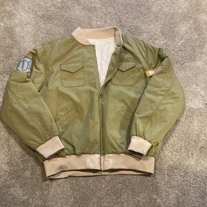 Mimi’s bomber jacket Good Kid limited time olive green and beige